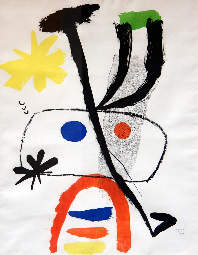 Joan Miro, Personnage aux étoiles, 1950 | Peyer Gallery